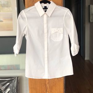 Anne Fontaine Beautiful White “Malou” Blouse NWOT